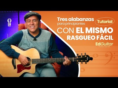 3 EASY PRAISE SONGS WITH THE SAME STRUMMING PATTERN - GUITAR TUTORIAL