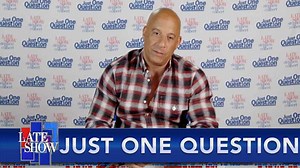 Stephen welcomes the incredible cast of the film “F9,” including Vin Diesel, Helen Mirren, Ludacris, John Cena, Tyrese Gibson, Justin Lin and Jordana Brewster for this furiously fast edition of “Just One Question.” | The Late Show with Stephen Colbert