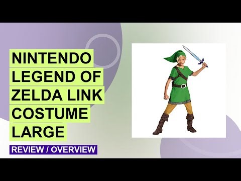 Legend of Zelda Link Costume Review - Official Nintendo Large Size 10-12