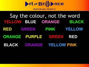 Say the colour, not the word - SlideServe