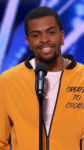The moment Brandon Leake’s spoken word audition received a Golden Buzzer. ✨ America’s Got Talent | NBC and Peacock | America's Got Talent