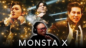 【自制中字】专业制作人PD迷姐MONSTA X《Gambler》MV reaction