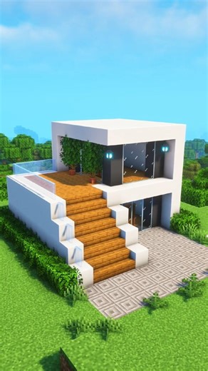 Minecraft Modern House Tutorial Easy #minecraft