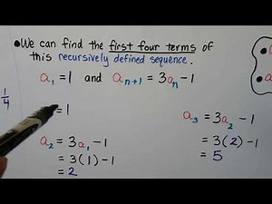 Algebra II 14.1a, Sequences & General terms