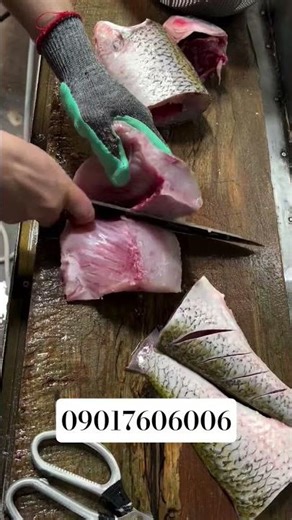 cutting #fishmarket #fish #fillet #fishpreparation #food #fishfillet #fishing #seafoodrecipes #viral
