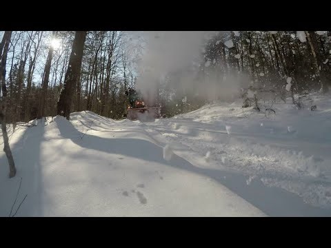 741 I'm Just Blowing Snow Kubota LX2610 Tractor LX2980 Snowblower Winter 4K
