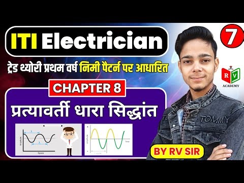 ITI First Year Chapter 8 प्रत्यावर्ती धारा सिद्धांत | Electrician Trade Theory Lecture 7 #iti2025