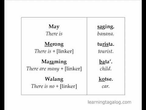 Learn Tagalog 11 | "There is something" in Tagalog: Drills