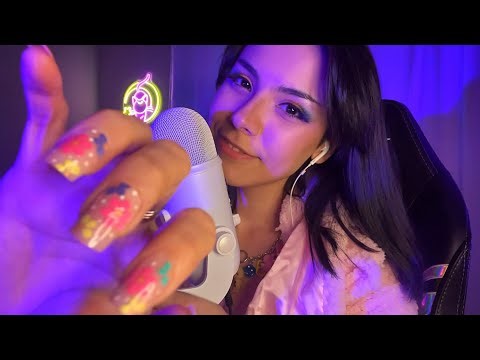 ASMR lotsss of mouth sounds + hand movements (fast) 🐰🌷