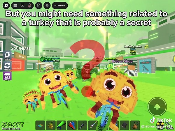 TURKEY TUESDAY?!?!?! #roblox #sab #new #popular #fyp | taco tuesday
