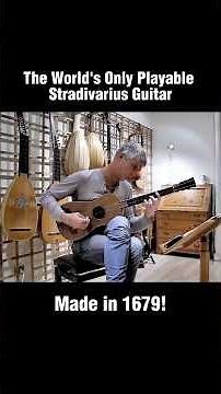 The Incredible Sound of the Only Playable Stradivarius Guitar Left in the World