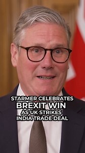 902K views · 7.7K reactions | BREAKING: The UK and India have today agreed a landmark trade deal set to deliver significant economic benefits for British businesses and consumers. Sir Keir Starmer has called it 'the biggest trade deal the UK have done since we left the EU.' Projections show it will add £4.8billion to the UK economy and £2.2billion in wages annually in the long run. #BreakingNews #Brexit #KeirStarmer #Labour #Trade #India #uknews #GBNews | GB News | Facebook