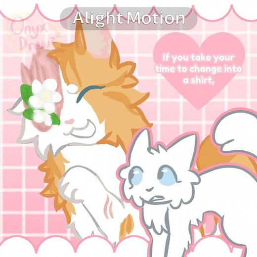 Brightheart x cloudtail! #warriorcats #fyp #animation