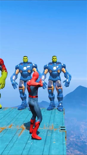 GTA 5 Epic Water Ragdolls Spiderman Jump/Fails Ep 139#shorts