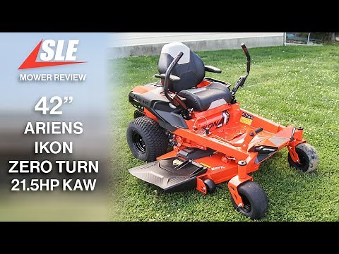 Review of Ariens 918002 Ikon 42" Zero Turn Mower 21.5HP KAW