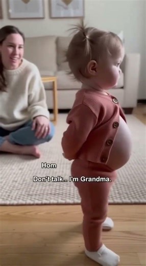“Don’t Talk… I’m Grandma” 👵😂 Funniest Toddler Ever #FunnyBaby#GrandmaBaby#CuteComedy#FamilyMoment