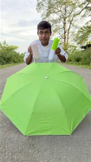 Green and White Capsule And Pocket Umbrella Unboxing 😍