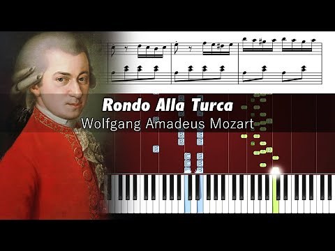 Mozart - Rondo Alla Turca - Piano Tutorial with Sheet Music