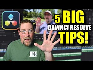 5 Quick Davinci Resolve Tips - and some BONUS ONES - that'll save you TONS of time!