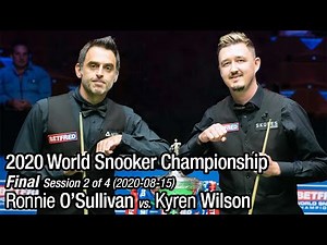2020 World Snooker Championship Final: Ronnie O'Sullivan vs. Kyren Wilson (Full Match 2/4)