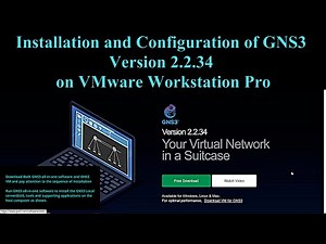 Step by Step Installation and Configuration of GNS3 on VMware Workstation Pro 16