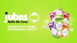 Jubes Lychee Nata De Coco Jelly Cubes (12.7 oz, Pack of 6) - Lychee Coconut Jelly Cubes for Sago - Coconut Gel in Syrup Toppings for Fruit Tea, Boba, Bubble Tea, Drinks, Desserts Yogurt, Ice Cream, Beverage