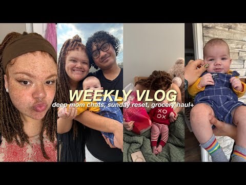 week as a first time mom| breastfeeding update, grocery haul, reset *VLOGGING LIKE WERE ON FACETIME*