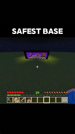 Safest Minecraft Base Ever?#shorts