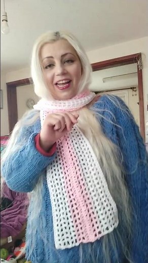 Easy #Striped #MeshScarf #Tutorial for #Beginners #Knit This #Summer Essential #inMinutes ANA VANILA