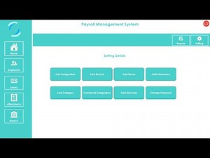 C# - Payroll Management System part 2 (Add Configuration Details )