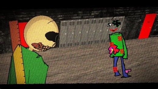 Baldiname2 Vs Baldi.exe（baldi mod vs baldi horror mod） (Stick nodes pro动画)