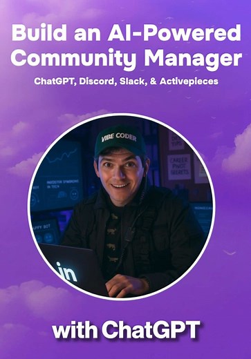 Build an AI-Powered Community Manager with chatGPT🤯. #activepieces #AutomationTools #AItool #chatgpt #techexplained