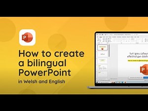 Creating a bilingual PowerPoint