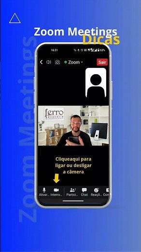 Como usar Zoom Meetings #dicas #zoommeeting #zoommeetings #smartphone
