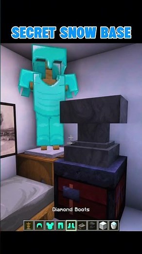 Secret Snow Base #minecraft