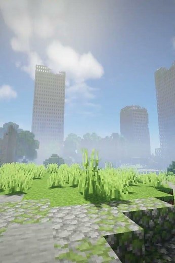 マインクラフト影modの感動 #minecraft #マイクラ #マインクラフト #mod