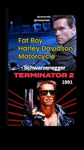 TERMINATOR 2 - Fat Boy Harley Davidson Motorcycle