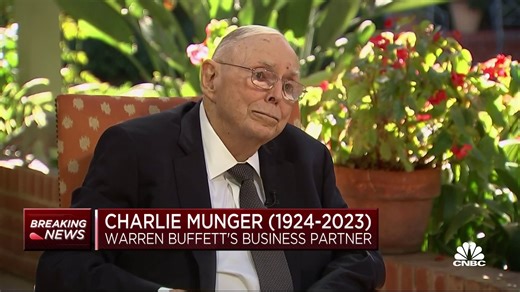 Charlie Munger in final CNBC interview: You've got to learn how to recognize rare opportunities when they come
