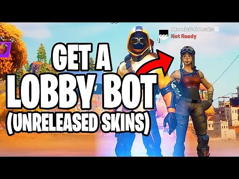 HOW TO GET A *LOBBY BOT* IN FORTNITE! (EVERY SKIN AND EMOTE) (WORKING SEASON 6)