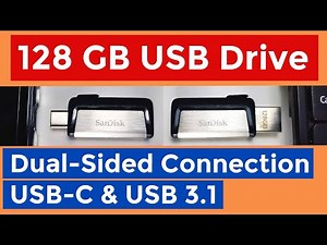 Dual Drive USB Type C and USB 3.1, 128GB Sandisk Ultra