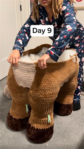 Mes Amis Toys on Instagram: "Day 9: I blame my Apple Pencil not working because I’ve barely been using my iPad. Had I looked at a picture before I started the body, I wouldn’t have missed this. Nonetheless, I got the body back to where it was at the beginning of today so that’s an accomplishment. Has anyone watched All Her Fault on @peacock ??? 10/10 TV wow. • Crochet lessons available with a purchase of a crochet kit (link in bio)! • Pjs from @amazon • • • • • • #crochettoys #crochet #crocheter