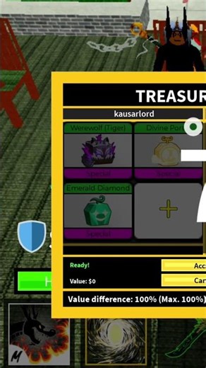finally I got perm portal in blox fruit 🥳 this trade w or l? #roblox #bloxfruits #viralshorts