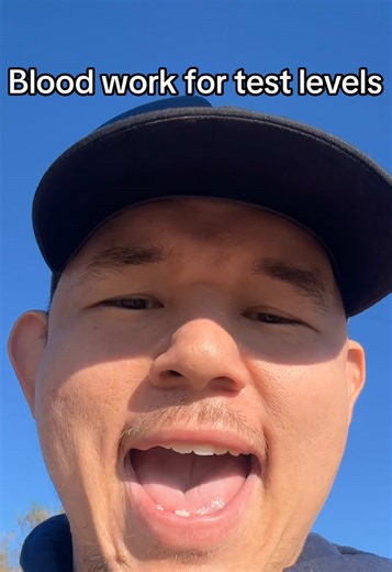 Blood work for test levels #weightloss #progress #test
