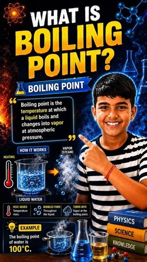 What is the Boiling Point of Water? 🤔 #Science #Shorts