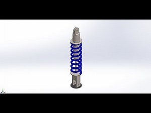 SolidWorks Spring Damper Assembly