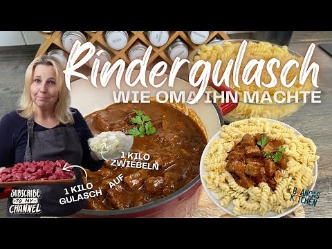 Goulash like Grandma used to make – the perfect recipe for this classic dish! 🥘✨