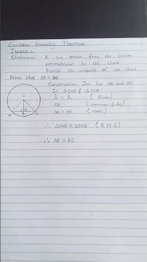Grade 11 Euclidean Geometry| Proving Theorems #maths #geometry #fyp