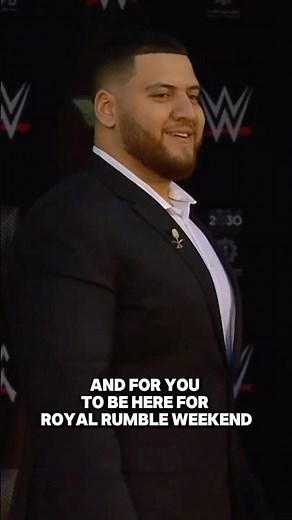 Meet WWE’s newest Superstar, Fahd Tuwaiq! Remember his name… 😤 #RoyalRumble
