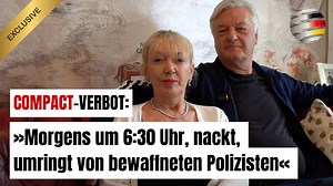 8.5K views · 370 reactions | Compact-Verbot: „Morgens um 6:30, nackt, umringt von bewaffneten Polizisten“ — EXKLUSIV-Interview mit Familie Elsässer (#COMPACT) Das erste EXKLUSIV-Interview mit Stephanie und Jürgen Elsässer nach dem #Compact-Verbot: | Deutschland Kurier | Facebook