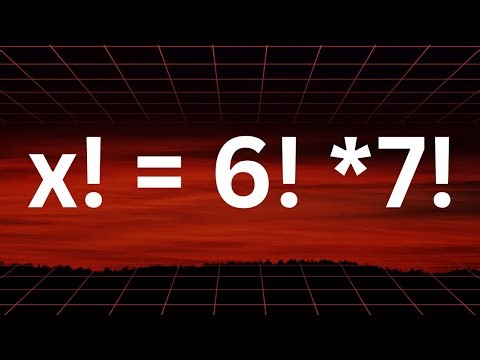 Factorial Concept Explained | Find x